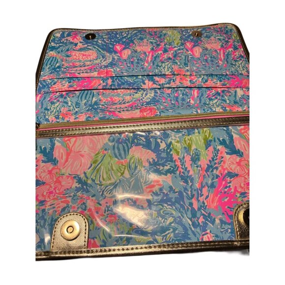 Lilly Pulitzer Colorful Passport Cover / Holder, Travel Wallet / Organizer - Picture 4 of 6